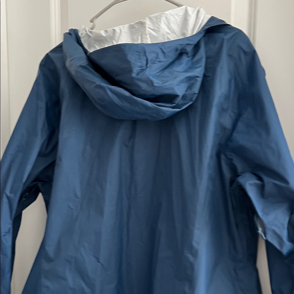 The North Face Navy Blue Hooded Rain Shell PLUS SIZE 2X - Picture 6 of 6